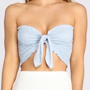 Blue Butterfly Top